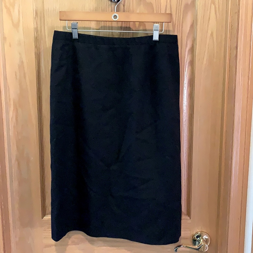 Pendleton Black wool pencil skirt